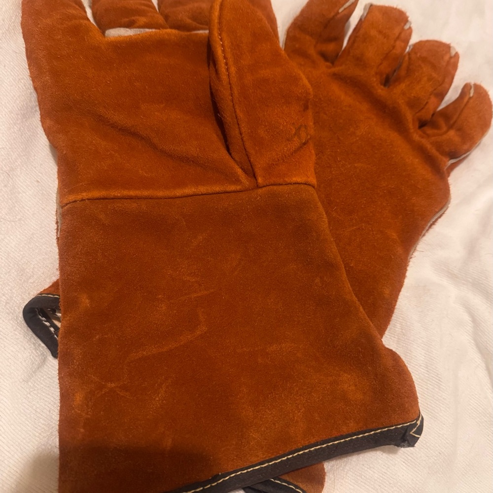 Brown Leather Gloves